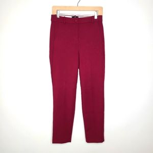 J. Crew High-rise Cameron Pant Burgundy Maroon 4
